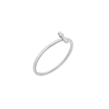Load image into Gallery viewer, Gothic Initial Ring in Sterling Silver