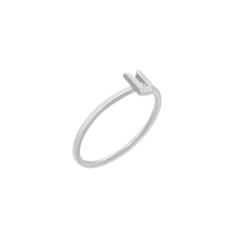 Load image into Gallery viewer, Gothic Initial Ring in Sterling Silver