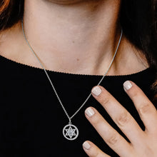 Load image into Gallery viewer, ITI NYC Star of David Pendant Medallion in Sterling Silver
