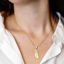 Load image into Gallery viewer, ITI NYC Map of Israel Specialty Pendant in Sterling Silver