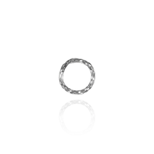 Load image into Gallery viewer, Closed Sterling Silver Diamond Cut Jump Rings