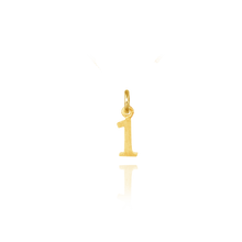 Load image into Gallery viewer, ITI NYC Modern Number Pendants (12.7mm) (100% Polished with Bail)