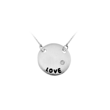 Load image into Gallery viewer, Love Dome Necklace in Sterling Silver (15 x 15 mm)