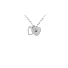 Load image into Gallery viewer, Mom Necklace in Sterling Silver (15 x 15 mm)