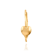 Load image into Gallery viewer, ITI NYC Leverback with Heart Design and Ring (16 x 8 mm)