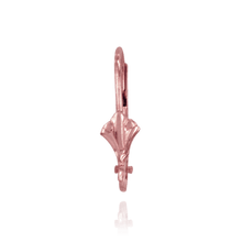 Load image into Gallery viewer, ITI NYC Leverback with Fleur-de-Lis Design and Ring (16 x 10 mm)