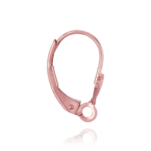 Load image into Gallery viewer, ITI NYC Leverback with Fleur-de-Lis Design and Ring (16 x 10 mm)