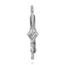 Load image into Gallery viewer, ITI NYC Leverback with Fleur-de-Lis Design and Ring (20 x 13 mm)