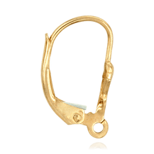 Load image into Gallery viewer, ITI NYC Leverback with Fleur-de-Lis Design and Ring (20 x 13 mm)