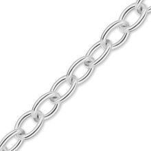 Load image into Gallery viewer, Bulk / Spooled Light Round Cable Chain in Sterling Silver (1.30 mm - 7.30 mm)