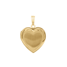 Load image into Gallery viewer, ITI NYC Hand Engraved Design Heart Locket in 14K Gold Filled with Optional Engraving (28 x 19 mm)