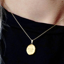 Load image into Gallery viewer, ITI NYC Plain Oval Locket in 14K Gold Filled with Optional Engraving (23 x 14 mm - 45 x 30 mm)
