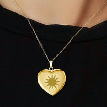 Load image into Gallery viewer, ITI NYC Plain Heart Locket in 14K Gold Filled with Optional Engraving (20 x 13 mm - 30 x 23 mm)