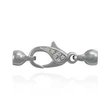 Load image into Gallery viewer, ITI NYC Lobster Pearl Clasps with Diamonds (7 x 26 mm - 11.6 x 38 mm)