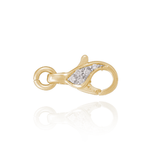 Load image into Gallery viewer, ITI NYC Lobster Locks With Diamonds (6.8 x 17.2 mm)