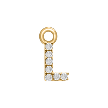 Load image into Gallery viewer, Block Initials (8.57mm) (100% Polished - Includes CZs)