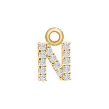 Load image into Gallery viewer, Block Initials (8.57mm) (100% Polished - Includes CZs)