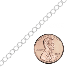 Load image into Gallery viewer, Bulk / Spooled Light Curb Chain in Sterling Silver (2.90 mm - 3.90 mm)