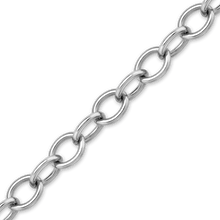 Load image into Gallery viewer, Bulk / Spooled Light Round Cable Chain in 14K White Gold (1.00 mm - 4.60 mm)