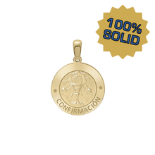 Load image into Gallery viewer, 14K Gold Round Confirmación Medallion (1/2 inch - 1 inch)