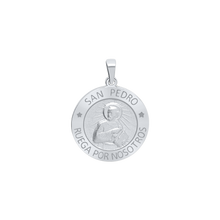 Load image into Gallery viewer, Sterling Silver Round San Pedro Medallion (5/8 inch - 1 inch)