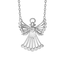 Load image into Gallery viewer, Angel Necklace in Sterling Silver (18 x 14 mm)