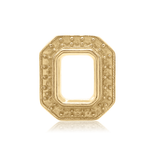 Load image into Gallery viewer, ITI NYC Emerald Halo Pendant Slider in 14K Gold (6.00 x 4.00 mm - 12.00 x 10.00 mm)