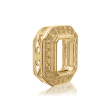 Load image into Gallery viewer, ITI NYC Emerald Halo Pendant Slider in 14K Gold (6.00 x 4.00 mm - 12.00 x 10.00 mm)