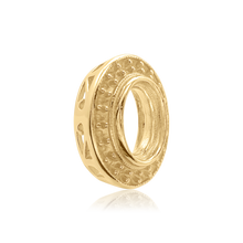 Load image into Gallery viewer, ITI NYC Oval Halo Slide Pendant in 14K Gold (6.00 x 4.00 mm - 12.00 x 10.00 mm)