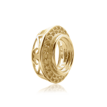 Load image into Gallery viewer, ITI NYC Round Halo Pendant Slider in 14K Gold (4.00 mm - 12.00 mm)