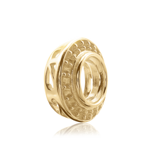 Load image into Gallery viewer, ITI NYC Round Halo Pendant Slider in 14K Gold (4.00 mm - 12.00 mm)