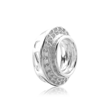 Load image into Gallery viewer, ITI NYC Round Halo Pendant Slider in 14K Gold (4.00 mm - 12.00 mm)