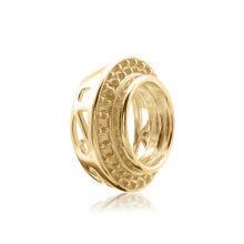 Load image into Gallery viewer, ITI NYC Round Halo Pendant Slider in 14K Gold (4.00 mm - 12.00 mm)