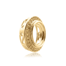 Load image into Gallery viewer, ITI NYC Round Halo Pendant Slider in 14K Gold (4.00 mm - 12.00 mm)