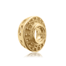 Load image into Gallery viewer, ITI NYC Round Halo Pendant Slider in 14K Gold (4.00 mm - 12.00 mm)