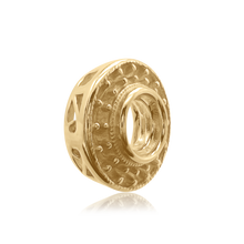 Load image into Gallery viewer, ITI NYC Round Halo Pendant Slider in 14K Gold (4.00 mm - 12.00 mm)