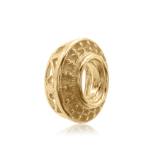 Load image into Gallery viewer, ITI NYC Round Halo Pendant Slider in 14K Gold (4.00 mm - 12.00 mm)