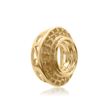 Load image into Gallery viewer, ITI NYC Round Halo Pendant Slider in 14K Gold (4.00 mm - 12.00 mm)