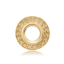 Load image into Gallery viewer, ITI NYC Round Halo Pendant Slider in 14K Gold (4.00 mm - 12.00 mm)