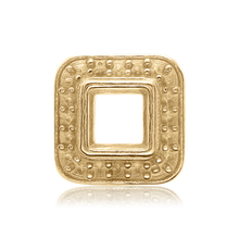 Load image into Gallery viewer, ITI NYC Square Halo Slide Pendant in 14K Gold (4.00 mm - 10.00 mm)