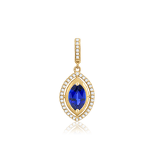 Load image into Gallery viewer, ITI NYC Marquise Cluster Pendant in 14K Gold (6.00 x 3.00 mm - 12.00 x 6.00 mm)