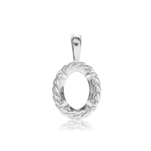 Load image into Gallery viewer, ITI NYC Oval Fancy Pendant in Sterling Silver (6.00 x 4.00 mm - 12.00 x 10.00 mm)