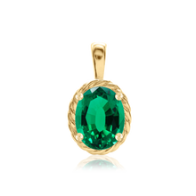 Load image into Gallery viewer, ITI NYC Oval Fancy Pendant in 14K Gold (6.00 x 4.00 mm - 12.00 x 10.00 mm)