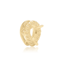 Load image into Gallery viewer, ITI NYC Pear Shape Three Prong Double Halo Pendant in 14K Gold (6.00 x 4.00 mm - 12.00 x 8.00 mm)