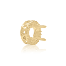 Load image into Gallery viewer, ITI NYC Round Four Prong Double Halo in 14K Gold (3.00 mm - 12.20 mm)