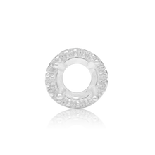 Load image into Gallery viewer, ITI NYC Round Four Prong Double Halo Pendant in Sterling Silver (3.00 mm - 12.20 mm)