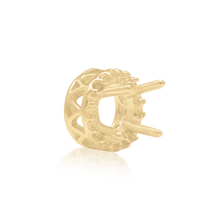 Load image into Gallery viewer, ITI NYC Round Four Prong Double Halo in 14K Gold (3.00 mm - 12.20 mm)