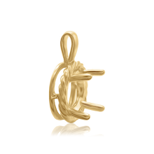 Load image into Gallery viewer, ITI NYC Round Rope Pendant in 14K Gold (4.00 mm - 12.00 mm)