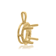 Load image into Gallery viewer, ITI NYC Round Rope Pendant in 14K Gold (4.00 mm - 12.00 mm)