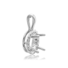 Load image into Gallery viewer, ITI NYC Round Rope Pendant in 14K Gold (4.00 mm - 12.00 mm)